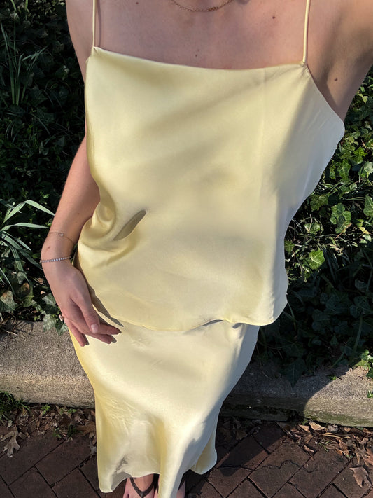 Butter Silk Skirt