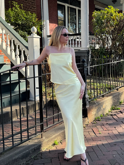 Butter Silk Skirt