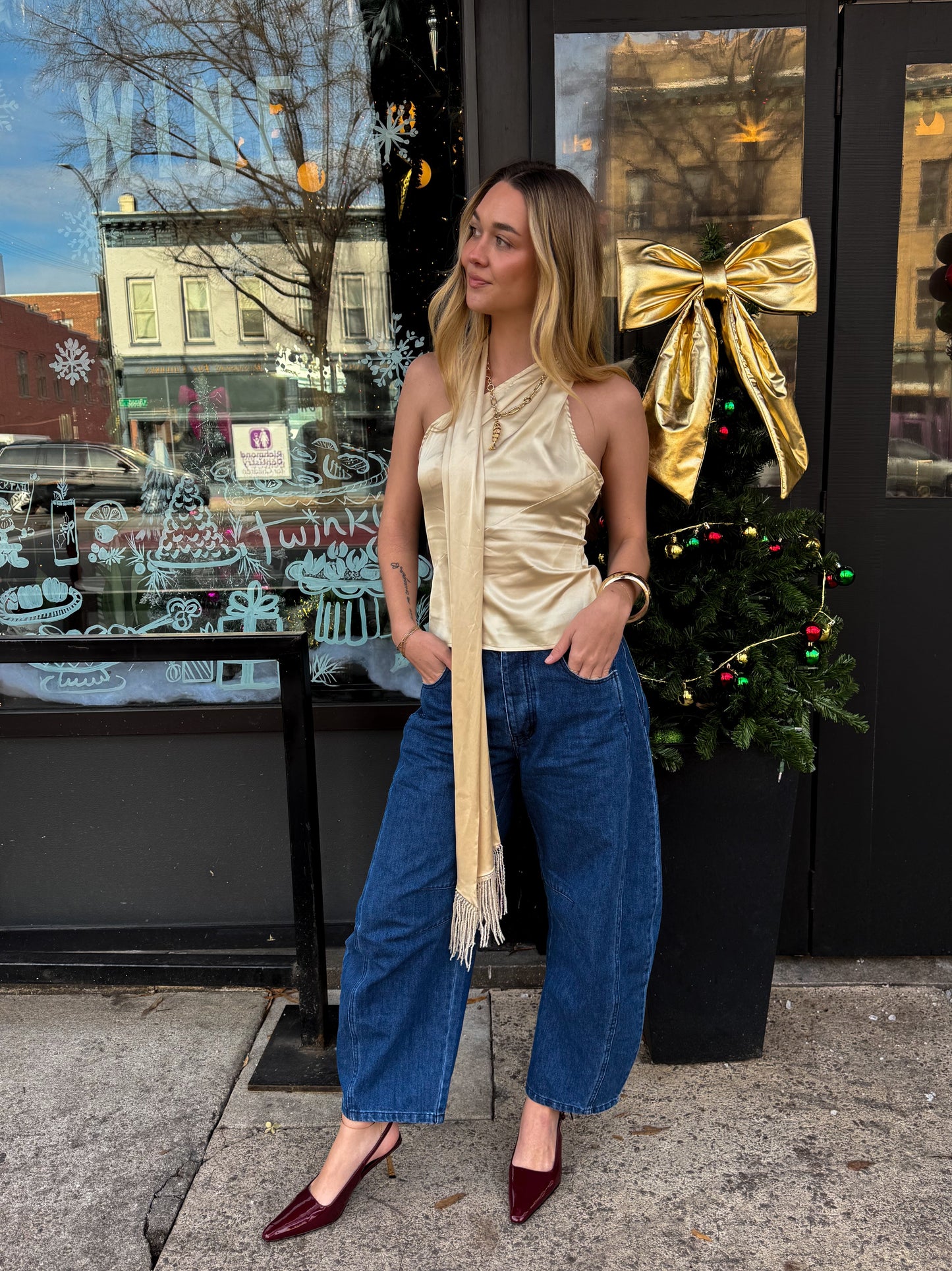 Serena Scarf Top