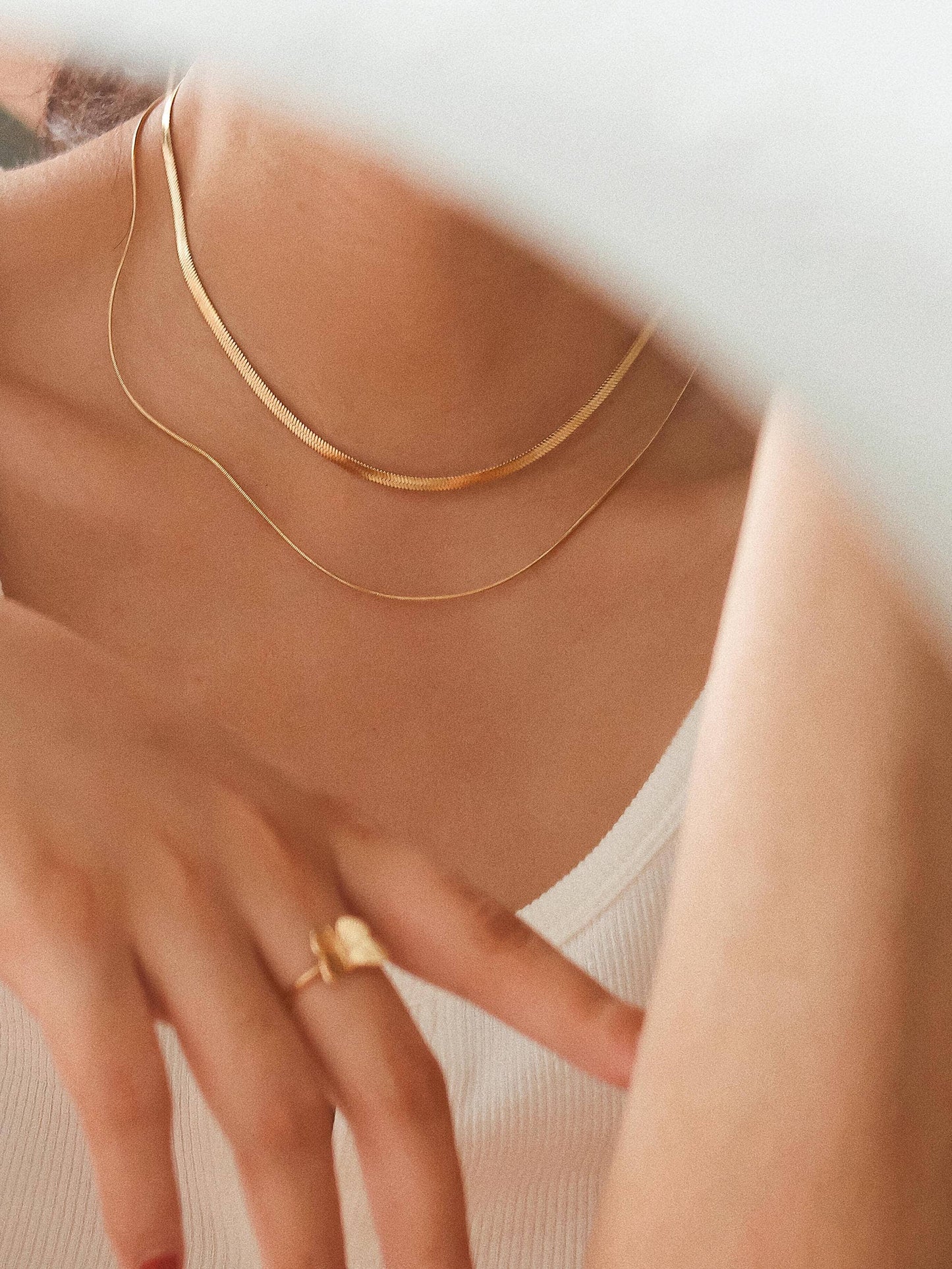 Juliet Herringbone Chain